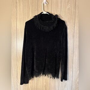 Rafaella Petites Black Sweater Large